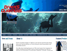 Tablet Screenshot of diversquarters.com